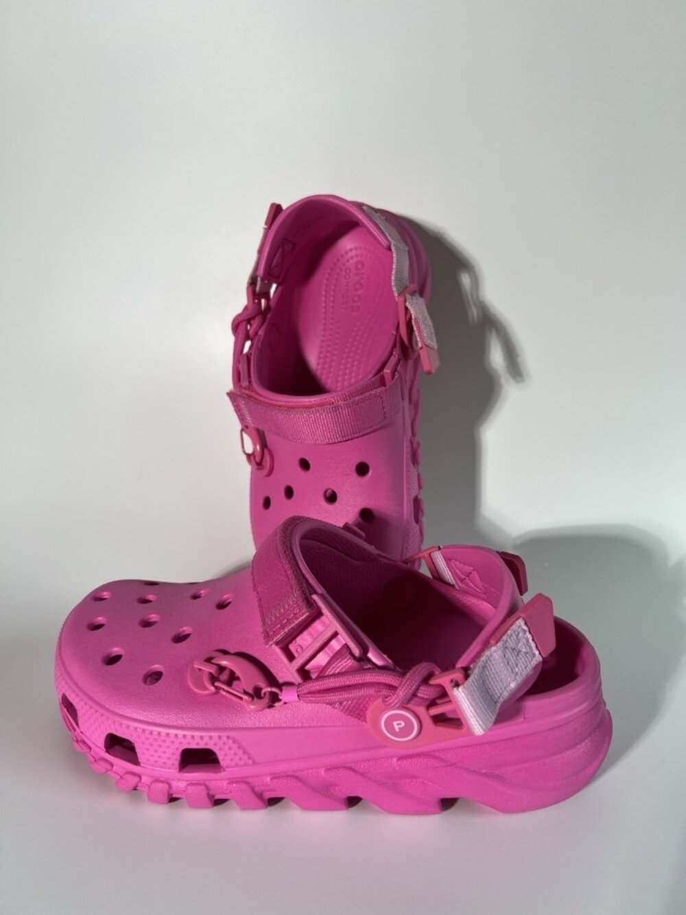 Crocs x Post Malone Duet Max Clog Electric Pink Women Size 7 - Picture 6 of 16